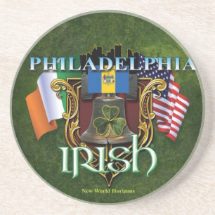 Philadelphia Irish Pride Zandsteen Onderzetter