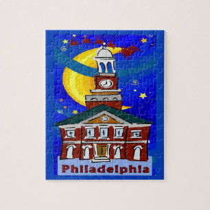Philadelphia Kerststijl Legpuzzel
