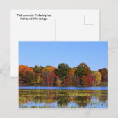 Philadelphia-kleuren Briefkaart (Voorkant / Achterkant)