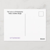 Philadelphia-kleuren Briefkaart (Achterkant)