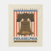 Philadelphia | Liberty Bell Fleece Deken (Voorkant)