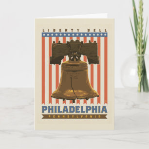 Philadelphia   Liberty Bell Kaart