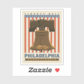 Philadelphia | Liberty Bell Sticker (Vel)