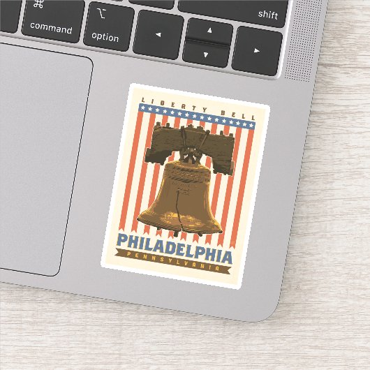 Philadelphia | Liberty Bell Sticker (Detail)