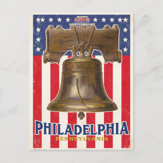 Philadelphia Liberty Bell Vintage Briefkaart