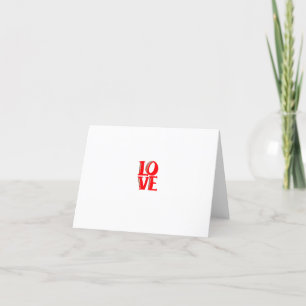 Philadelphia LOVE Notecard Bedankkaart