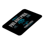 Philadelphia Magneet (Linkerzijde)