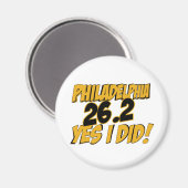 Philadelphia Marathon Magneet (Voorkant / Achterkant)
