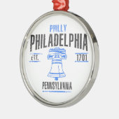 Philadelphia Metalen Ornament (Links)