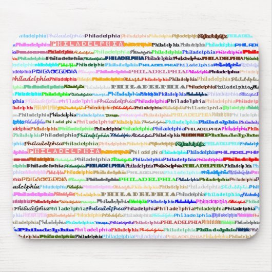 Philadelphia Mousepad Muismat (Voorkant)