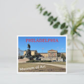 Philadelphia Museum of Art-ansichtkaart Briefkaart (Staand voorkant)