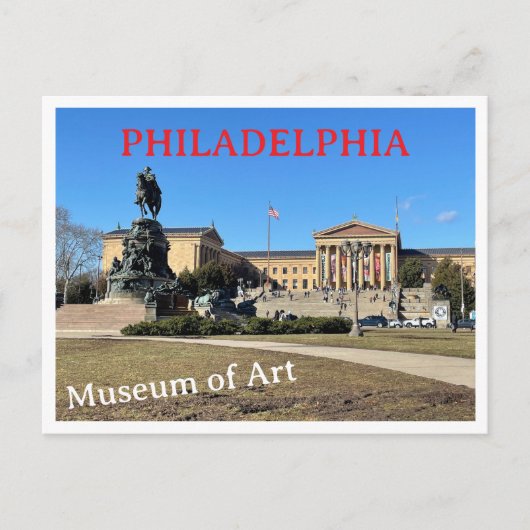 Philadelphia Museum of Art-ansichtkaart Briefkaart (Voorkant)