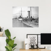 Philadelphia Navy Yard Poster (Thuiskantoor)