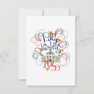 Philadelphia Notecard Bedankkaart