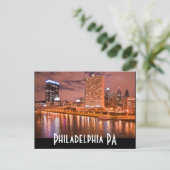 Philadelphia PA Briefkaart (Staand voorkant)