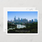 Philadelphia PA Briefkaart (Voorkant / Achterkant)