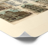 Philadelphia, PA Panoramic Map - 1886 Poster (Hoek)