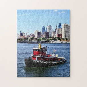 Philadelphia PA - Tugboat by Philadelphia Skyline Legpuzzel