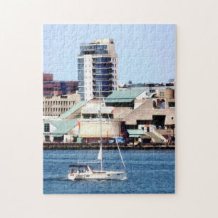 Philadelphia PA - Zeilboot bij de landing van Penn Legpuzzel
