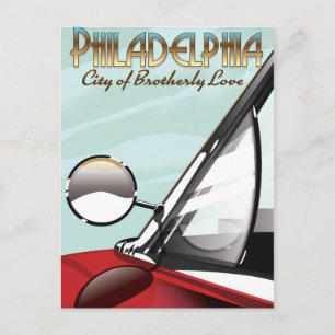 Philadelphia, Pennsylvania "City of Brotherly Love Briefkaart