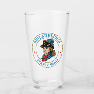 Philadelphia Pennsylvania Colonial Glas