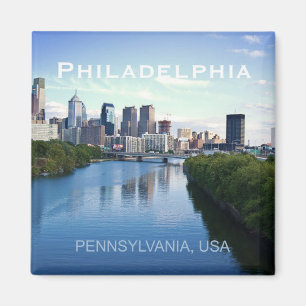 Philadelphia Pennsylvania Foto Souvenir Magnet Magneet