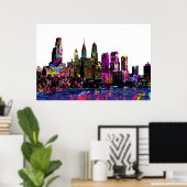 Philadelphia, Pennsylvania, graffiti Poster (Thuiskantoor)