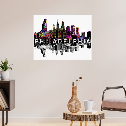 Philadelphia, Pennsylvania, graffiti Poster (Woonkamer 3)