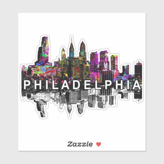 Philadelphia, Pennsylvania, graffiti Sticker (Vel)