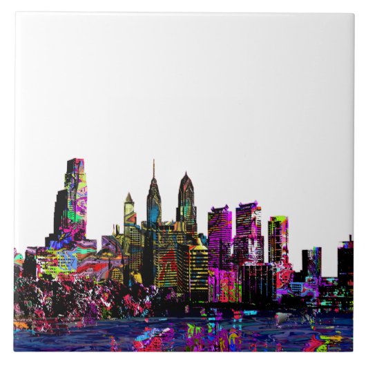 Philadelphia, Pennsylvania, graffiti Tegeltje (Voorkant)