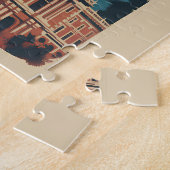 Philadelphia Pennsylvania Illustration Travel Art Legpuzzel (Zijkant)