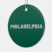 Philadelphia Pennsylvania Keramisch Ornament (Links)