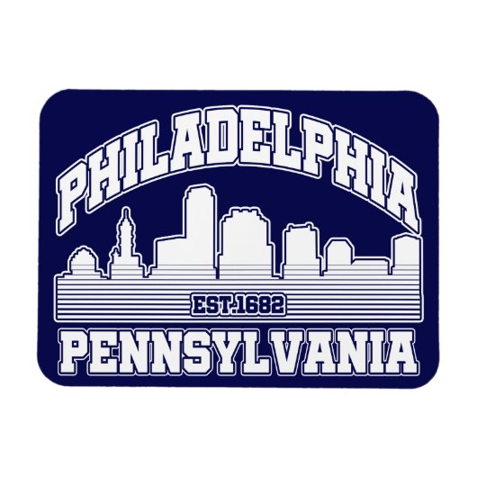 Philadelphia, Pennsylvania Magneet (Horizontaal)