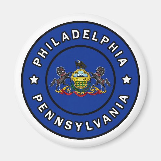 Philadelphia Pennsylvania Magneet (Voorkant)