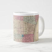 Philadelphia, Pennsylvania Map Jumbo Beker (Voorkant rechts)