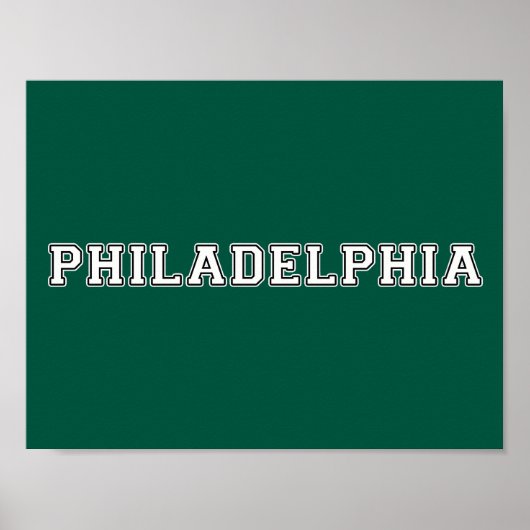 Philadelphia Pennsylvania Poster (Voorkant)
