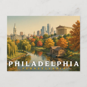 Philadelphia Pennsylvania Reis Briefkaart