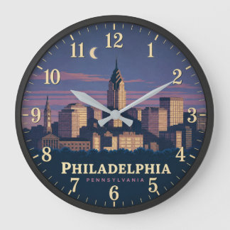 Philadelphia Pennsylvania Skyline Grote Klok