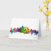 Philadelphia Pennsylvania Skyline Kaart (Gele Bloem)