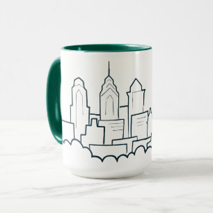 Philadelphia Pennsylvania Skyline Mok