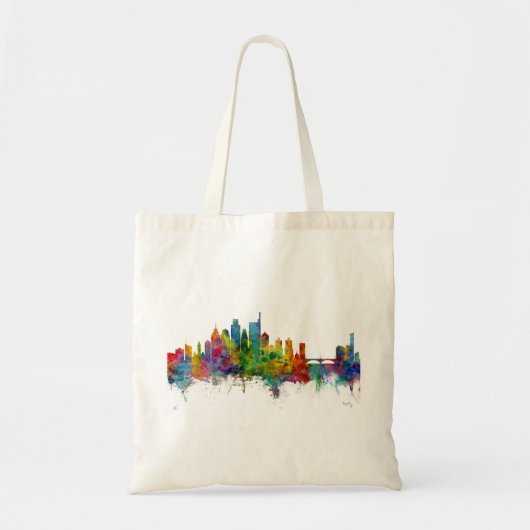 Philadelphia Pennsylvania Skyline Tote Bag (Voorkant)