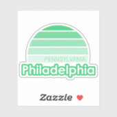 Philadelphia Pennsylvania Sticker (Vel)