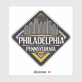 Philadelphia Pennsylvania Sticker (Vel)