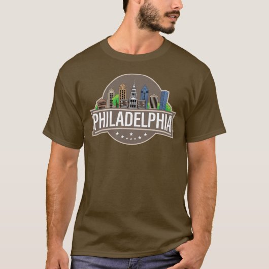 Philadelphia Pennsylvania T-shirt (Voorkant)