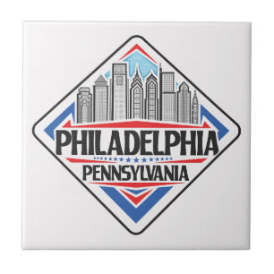 Philadelphia Pennsylvania Tegeltje