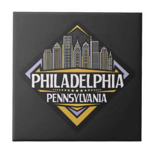 Philadelphia Pennsylvania Tegeltje