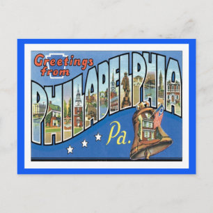 Philadelphia Pennsylvania US City Briefkaart