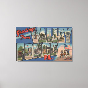Philadelphia, Pennsylvania - Valley Forge Canvas Afdruk