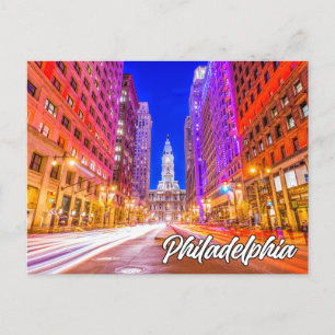 Philadelphia, Pennsylvania, Verenigde Staten Briefkaart
