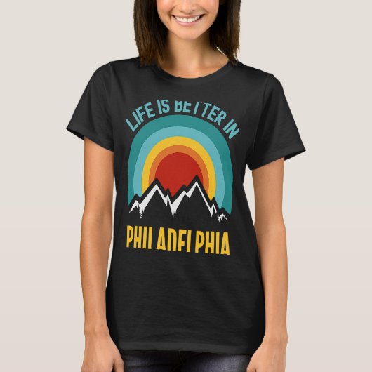 Philadelphia Philadelphia T-shirt (Voorkant)